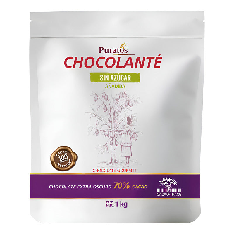 1kg Puratos Chocolanté 70% Sin Azúcar Gota Repostería (2paq)
