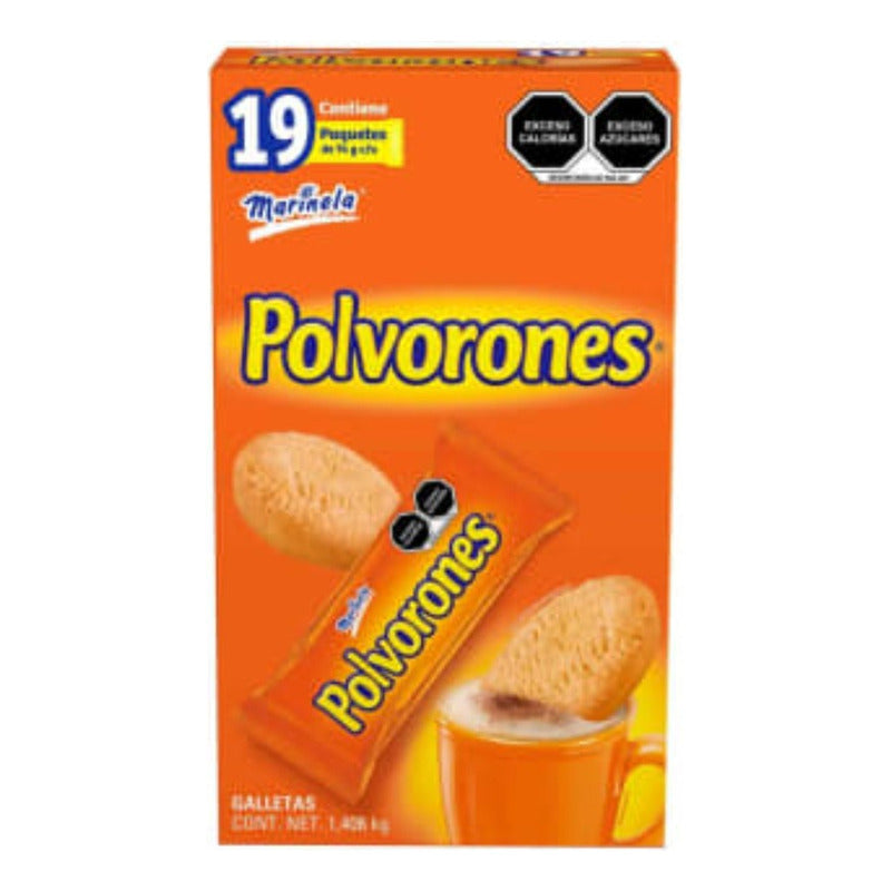 Polvorones Marinela Con 19 Pzas De 74 G C/u