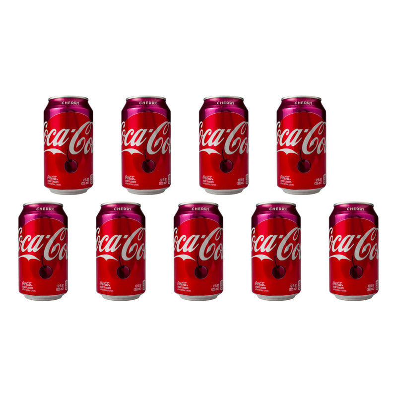 Refresco Coca Cola Sabor Cereza 9 Piezas De 355ml