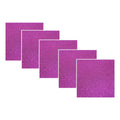 Hojas De Fomi Diamantado Color Fiusha De 23x30cm 15 Piezas Fucsia