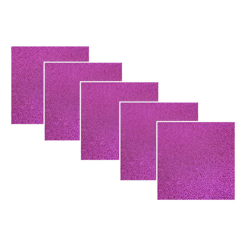 Hojas De Fomi Diamantado Color Fiusha De 23x30cm 15 Piezas Fucsia