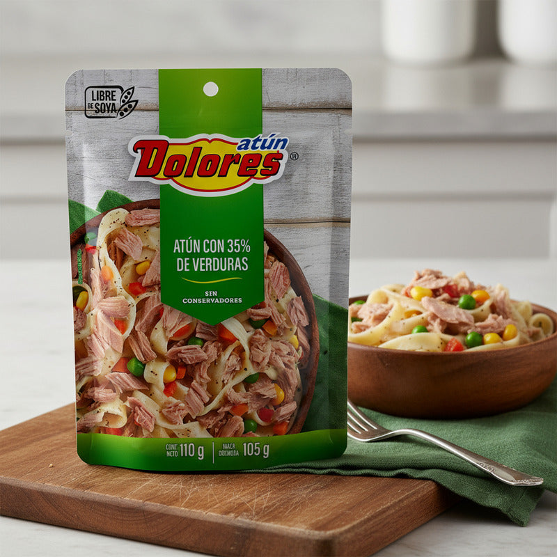 Atún Dolores Ensalada De Atún Con Verduras 6 Piezas De 110gr