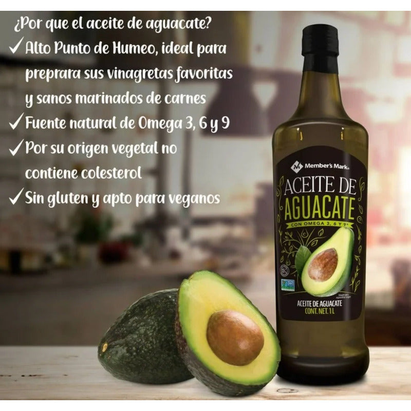 Aceite De Oliva Extra Virgen  Member's Mark 1 L
