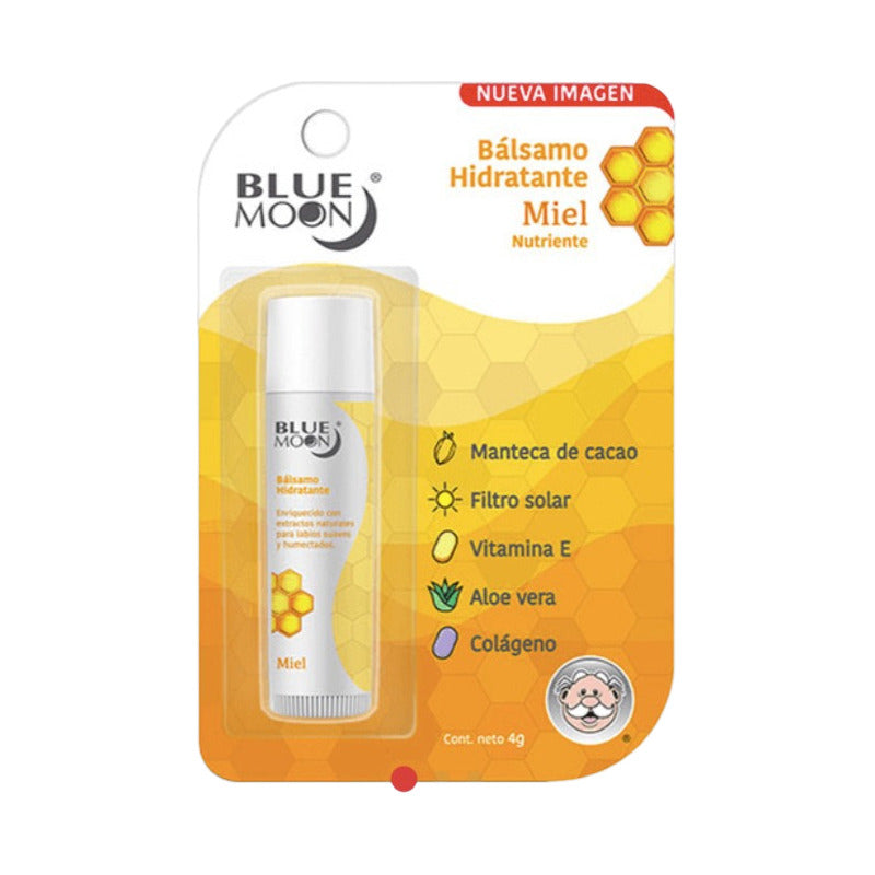 Balsamo Hidratante De Miel Blue Moon 1 Pieza De 4gr