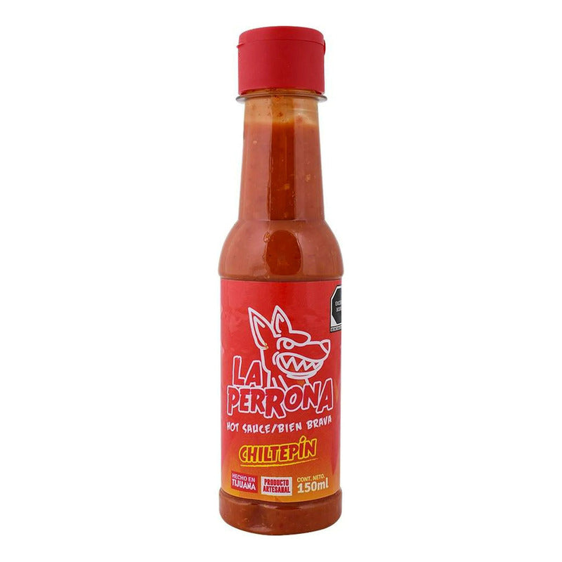 Salsa La Perrona Chiltepín  150 Ml 5 Pz