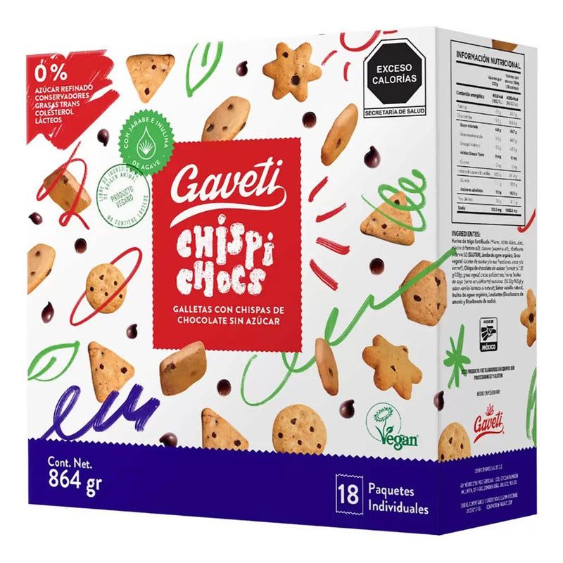 Galletas Gaveti Chispi Chocs Con Chispas De Chocolate