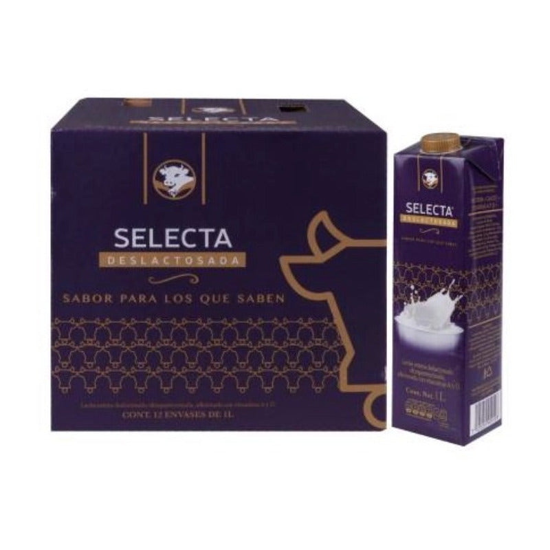 Leche Alpura Selecta Deslactosada 1l (12 Piezas)