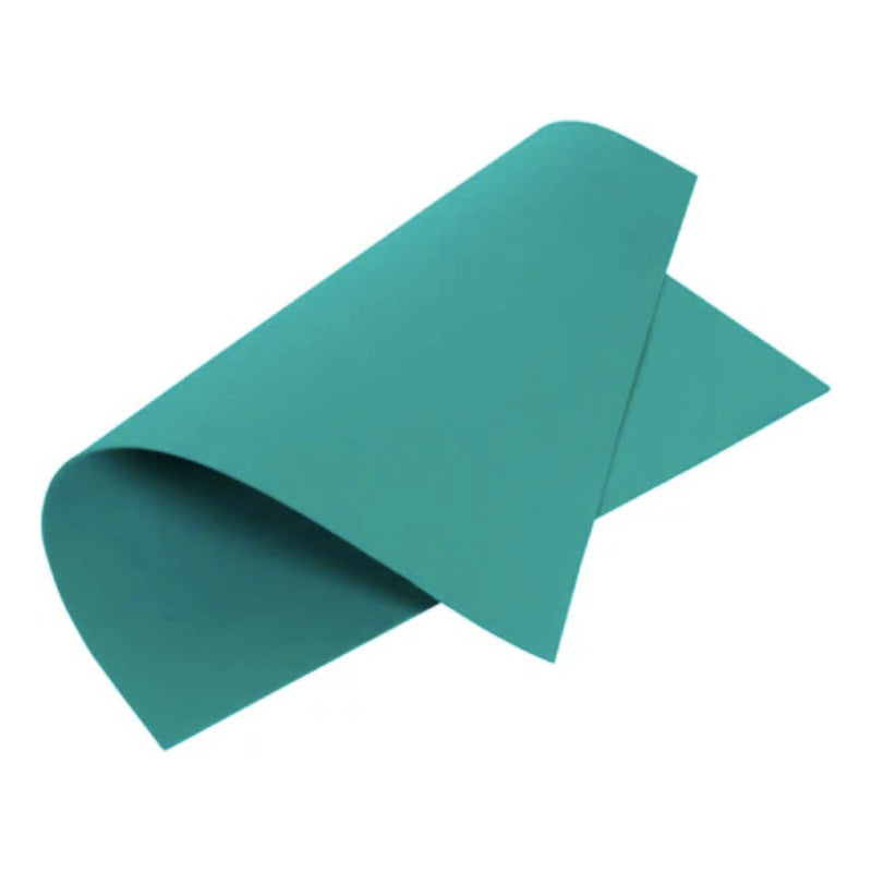 Papeleria Placa De Fomi Color Jade 5 Piezas De 49x49cm