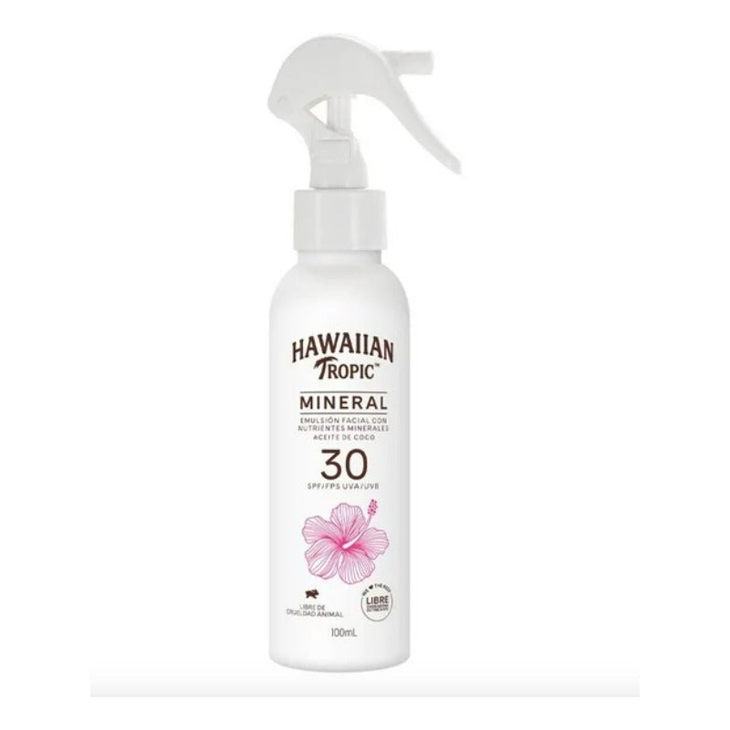Protector Solar Hawaiian Tropic Mineral Fps 30 1 Pz De 100ml
