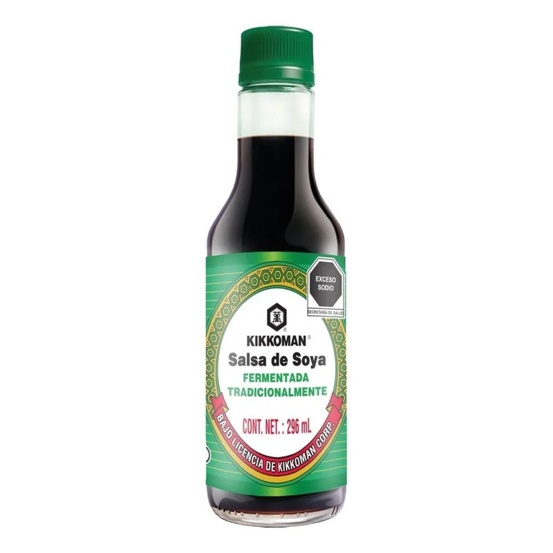 Salsa De Soya Reducida Ensodio Kikkoman 296ml (2pzs)