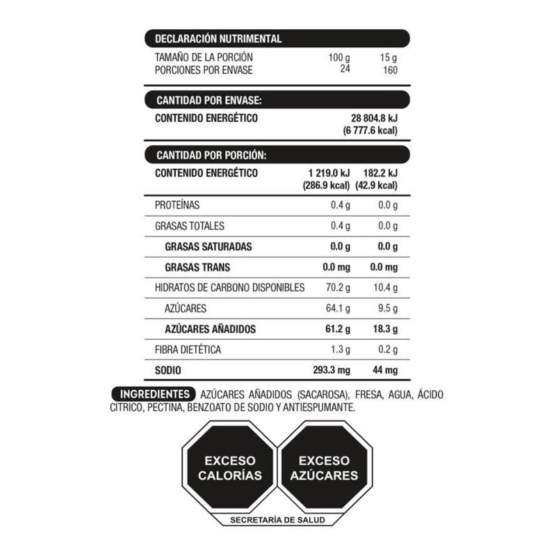 Mermelada De Fresa Heinz 120 Blisters De 20g C/u (2.4 Kg)