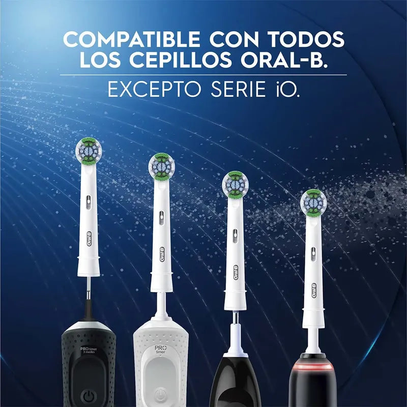 Cabezal Redondo De Repuesto Para Cepillo Eléctrico Oral-b Pr Blanco/azul