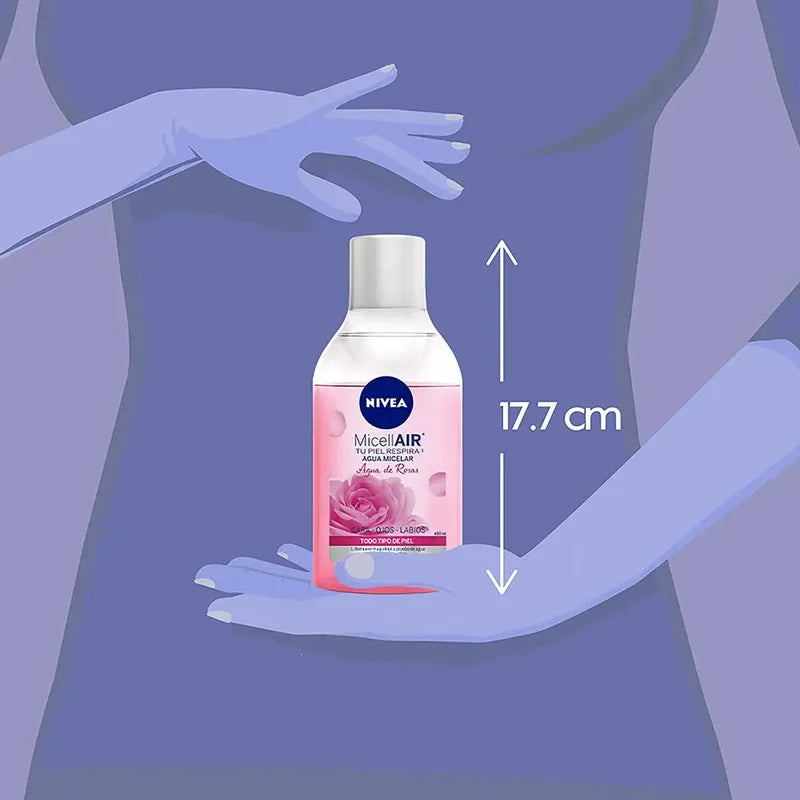 Nivea Agua Micelar Agua De Rosas, 400 Ml