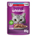 Whiskas Sobres Gato Adulto Esterilizado Res (24 Sobres)
