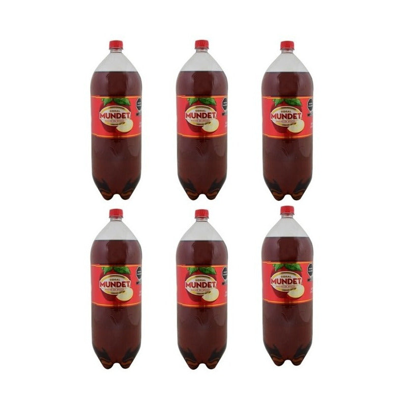 Refresco Sidral Mundet Con Jugo De Manzana 6 Pz De 3 L