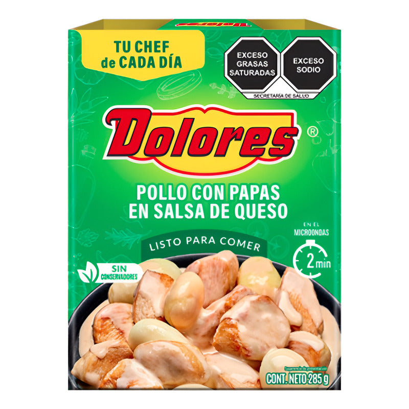Pollo Con Papas En Salsa De Queso Dolores 1 Paq De 285gr