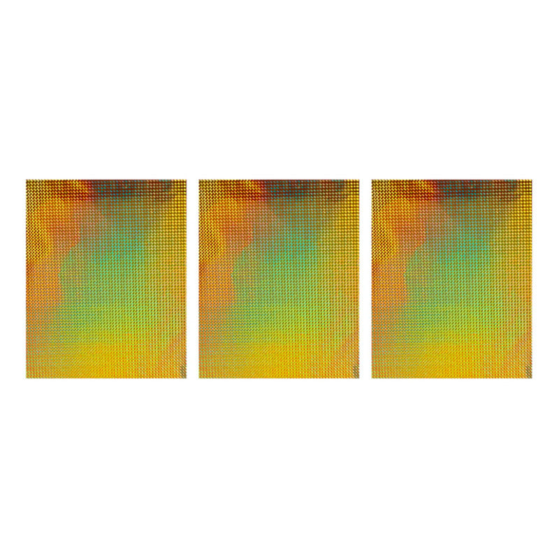 Papel Holográfico Diseño Olas Color Oro 40x50cm 20pz