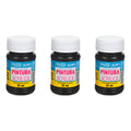 Pintura Acrílica Alta Calidad Color Negro 3 Pz De 35ml Negro