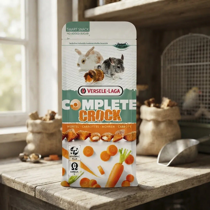 Crock Premios De Zanahoria Para Pequeños Mamíferos, 50 G.