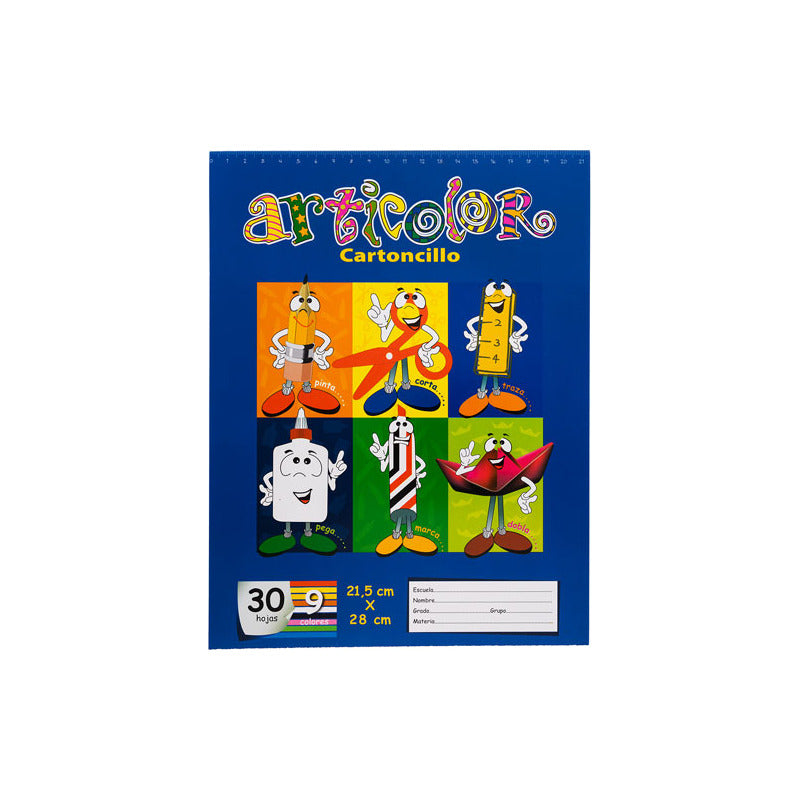 Block Articolor Constructivo Cartoncillo 30 Hojas (2pzs)