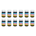 Pintura Acrílica Alta Calidad Color Negro 12 Pz De 35ml Negro