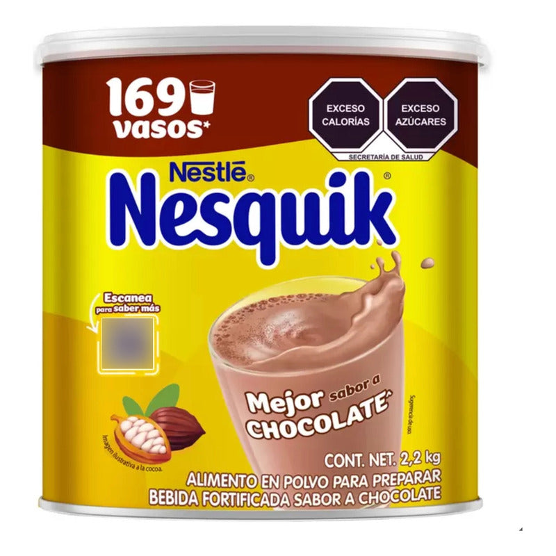 Nesquik Chocolate En Polvo Lata De 2.2 Kg