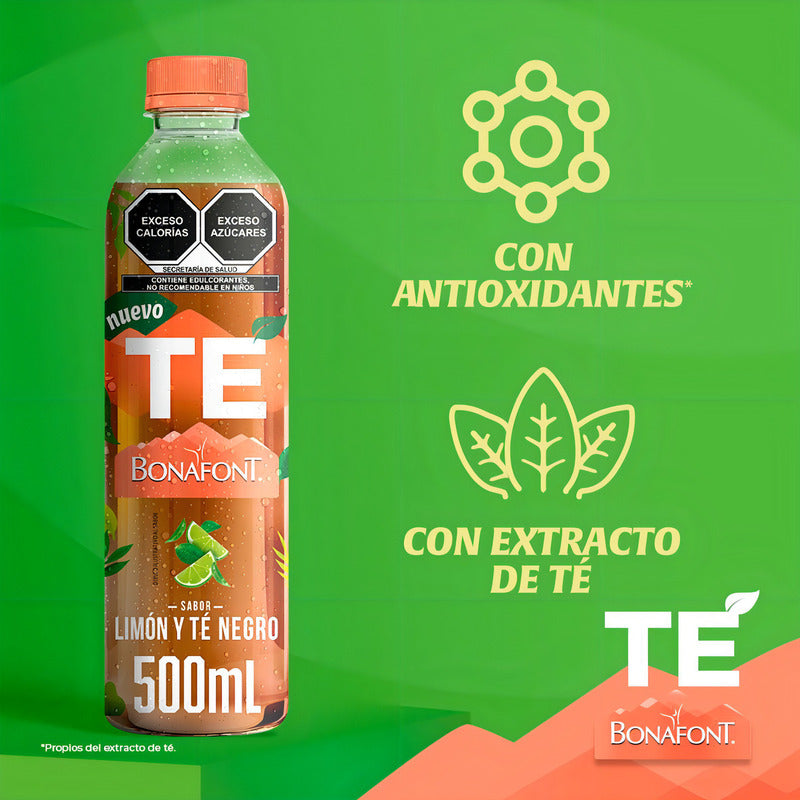Té Negro Bonafont Sabor Limón 500ml