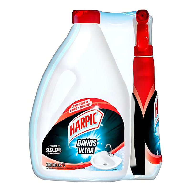 Líquido Limpiador Para Baños Harpic Ultra, 3.7 L