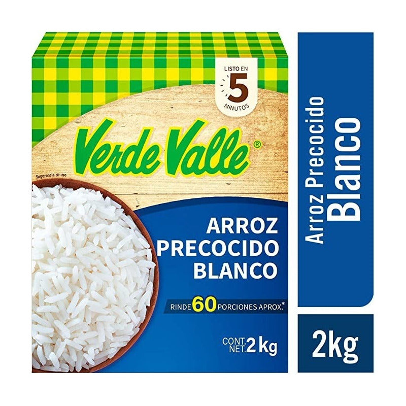 Arroz Precocido Verde Valle 2kg