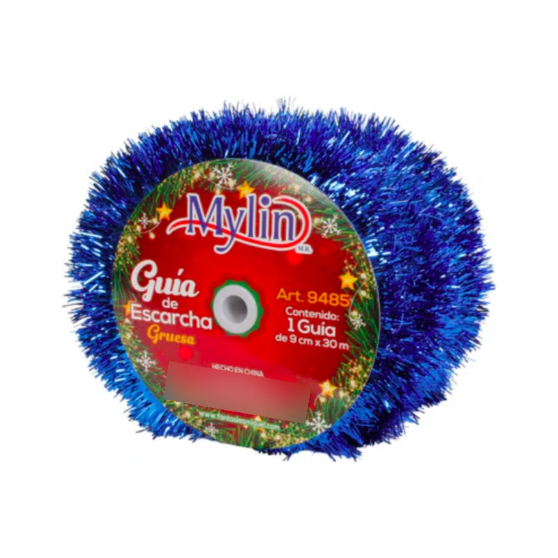 Escarcha Metálica Color Azul 2 Carretes De 9cm X 30m