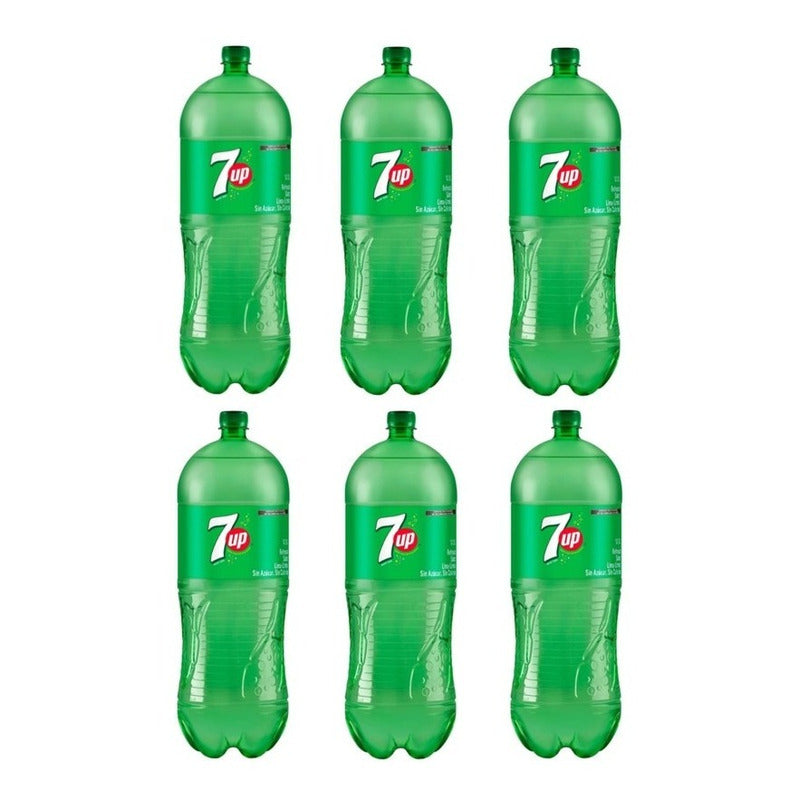 Refresco 7up Sabor Lima Limón 6 Pz De 3 L