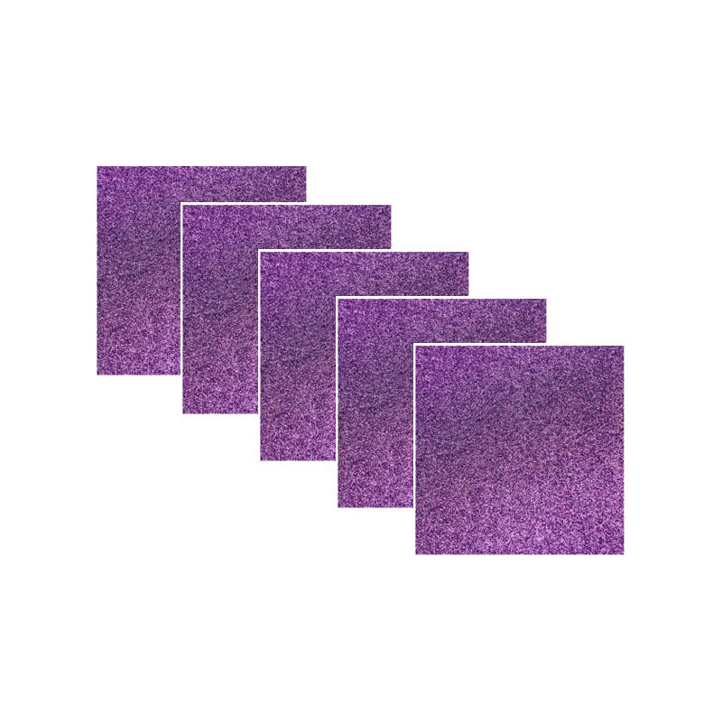 Hoja De Fomi Diamantado Color Morado De 23x30cm 20 Piezas