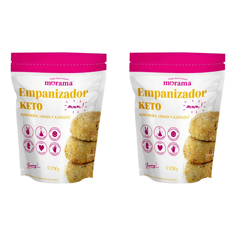 Empanizador Morama Almendra, Linaza, Ajonjolí 2 Pz De 250g