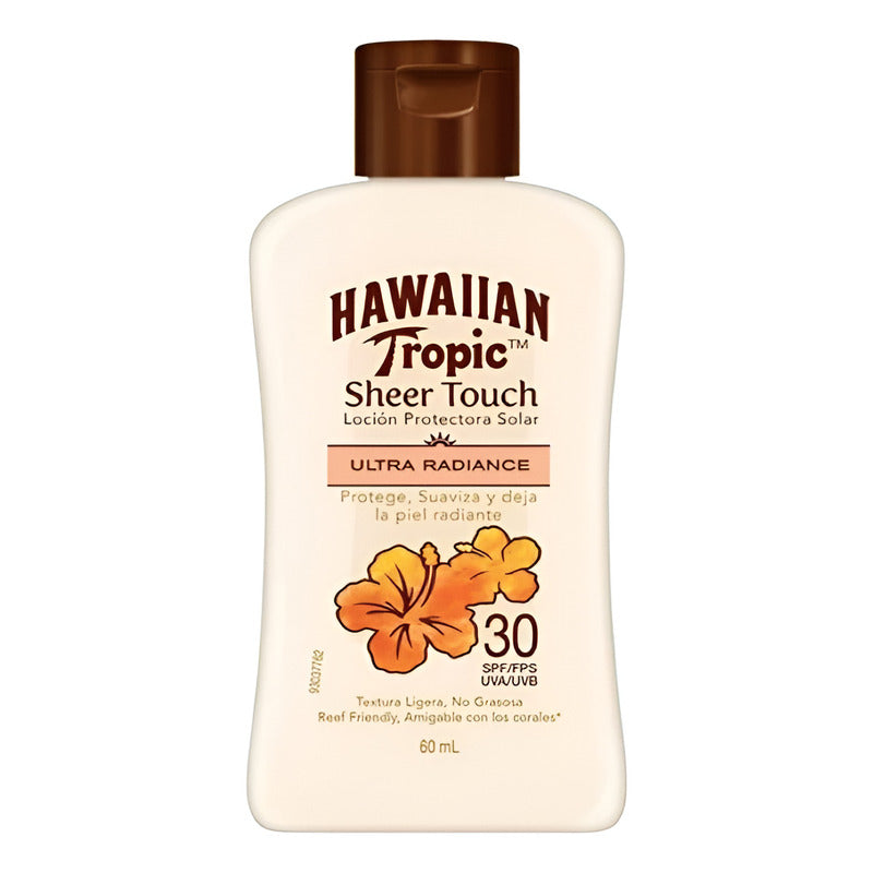 Protector Hawaiian Tropic Sheer Touch Fps 30/ 3 Pzas De 60ml