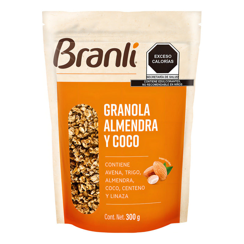 Granola Branli Sin Azúcar Almendra Coco 300g