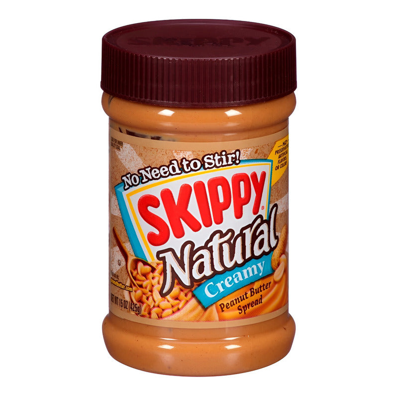 Crema De Cacahuate Skippy Natural Cremosa 425g