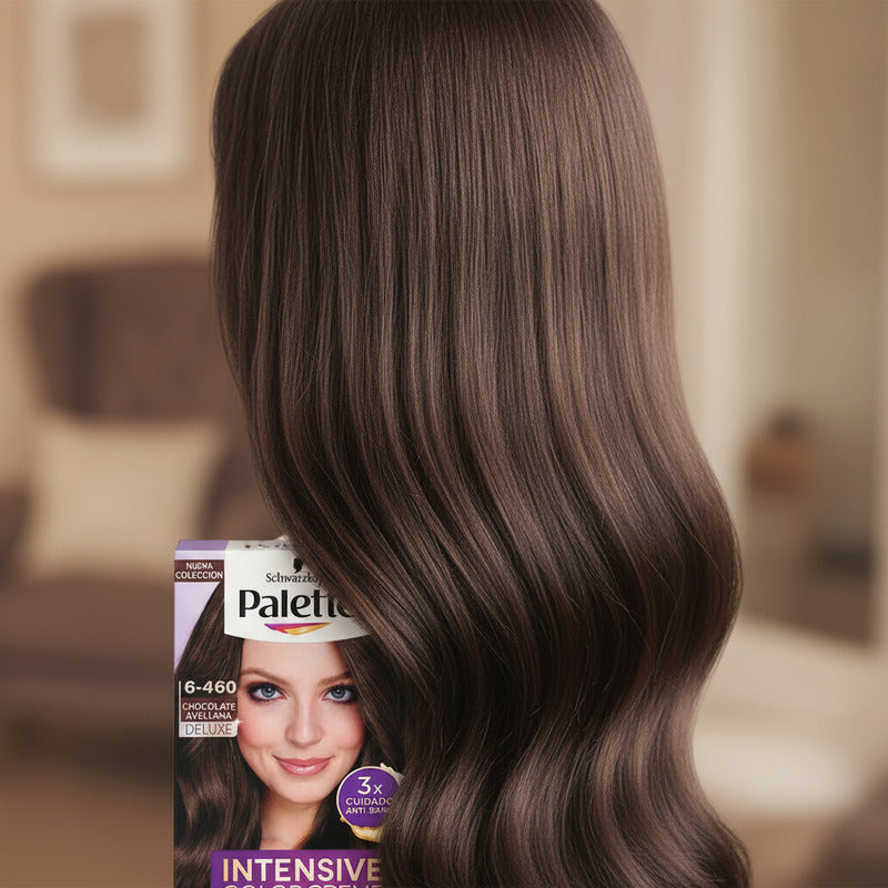 Tinte P/ Cabello Palette 6-460 Chocolate Avellana 6pz D 50ml 6-460 Chocolate Avellana