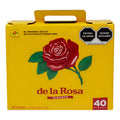 De La Rosa Mazapán Dulce De Cacahuate 40 Pzs De 28g (2cajas)
