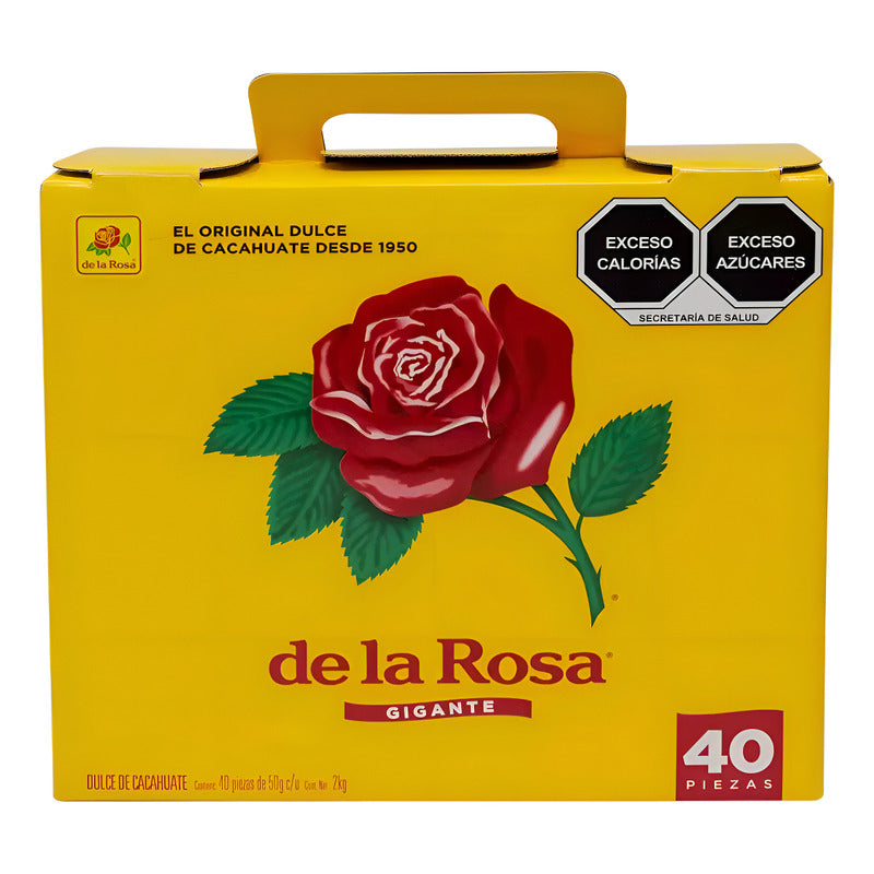 De La Rosa Mazapán Dulce De Cacahuate 40 Pzs De 28g (2cajas)
