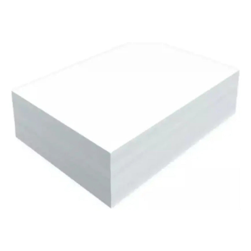Papel Bond Doble Carta Facia De 500 Hojas Blanco