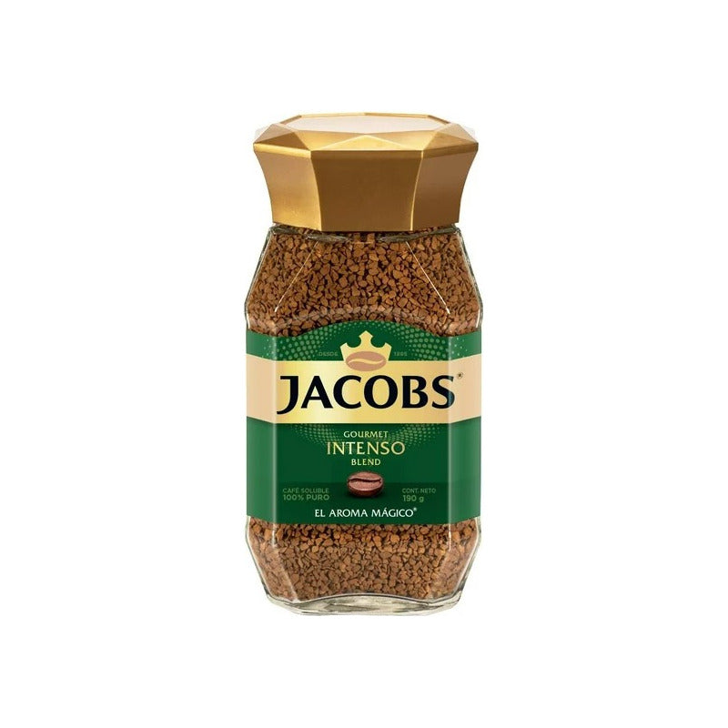 Café Soluble Jacobs Intenso 190 Gramos (2 Frascos)