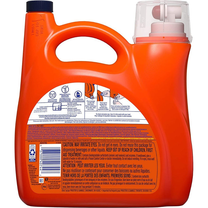 Detergente Para Ropa Líquido Tide Clean Breeze Antibacterial Botella