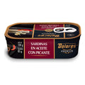 Sardinas En Aceite Con Picante Dolores Premium 12 Pz De 120g