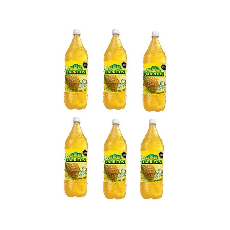 Refresco Jarritos Sabor Piña 6 Pz De 2 L