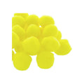 Mercería Pom Poms De 50mm Color Amarillo 3 Paquetes Con 30pz