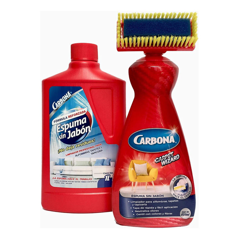 Carbona Carpet Wizard  Para Alfombras 651ml (2piezas)