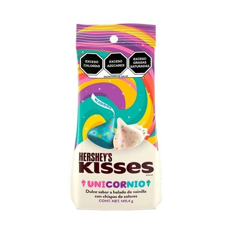 Dulces Hershey´s Kissesunicornio Sabor Helado De Vainilla3pz