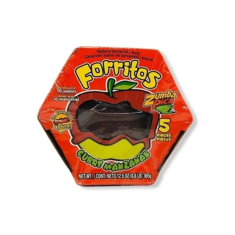 Forritos Cubremanzanas Tamarindo Zumba Pica 5 Piezas 365g