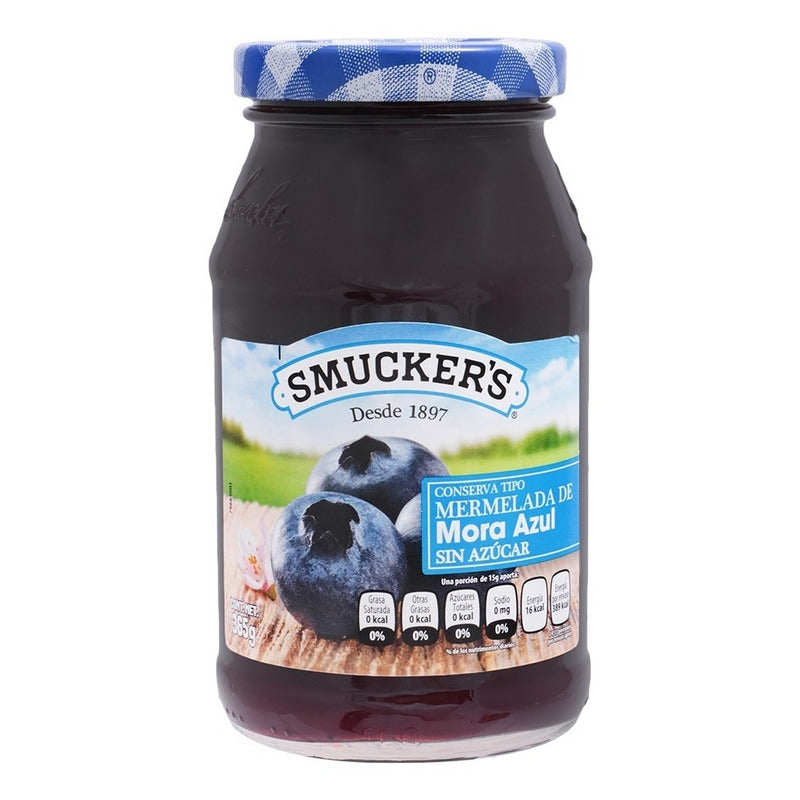 Mermelada Mora Azul Smuckers Sin Azucar 365 Grs 2 Pack Ipg