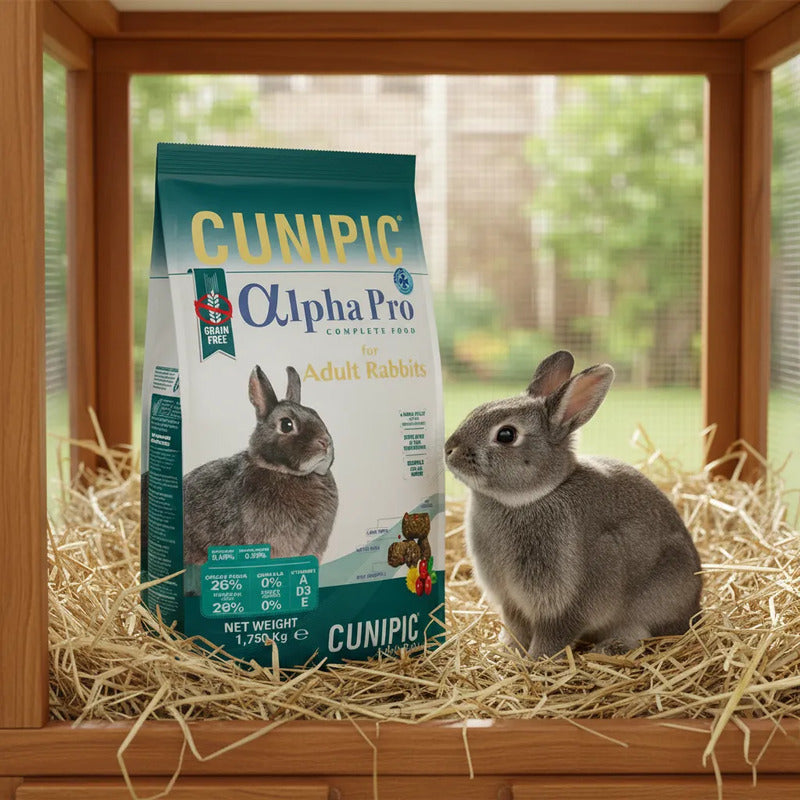 Cunipic Alpha Pro Alimento Para Conejo Adulto, 1.7 Kg